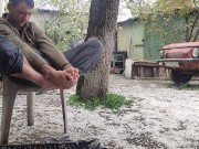 Walking in the yard 5/16