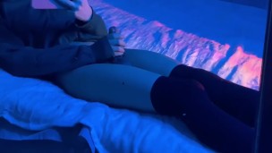 cute Femboy playing with cock :3