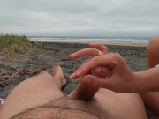 4K. She offered me handjob on the beach, I couldn’t resist. Slow-mo cumshot 9/16