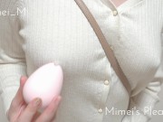 【着衣オナニー】ノーブラ外出で視線を集める変態パイスラ女子♡ 人目に付かない場所でこっそり乳首＆クリイキ♡ おもちゃの刺激に思わずエッチな喘ぎ声が漏れちゃう…！【個人撮影】 5/16