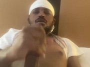 Watch me nut all over my hand and the sheets. 11/16