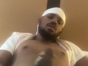 Watch me nut all over my hand and the sheets. 15/16