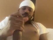 Watch me nut all over my hand and the sheets. 2/16