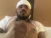 Watch me nut all over my hand and the sheets. 6/16