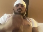 Watch me nut all over my hand and the sheets. 8/16