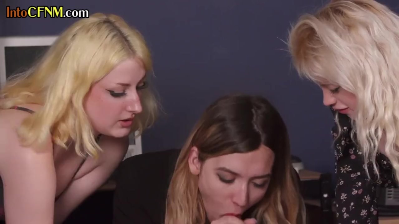 CFNM femdom babes group cocksucking - RedTube