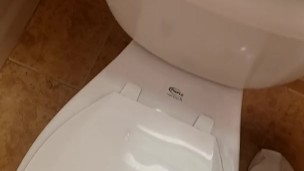 Masturbating and a steamy mirror