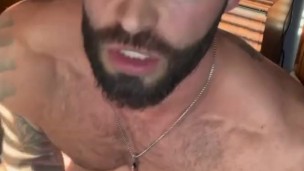 Aggressive big dick jock stretching out small pussy