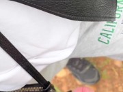 Walking in a forest with my girlfriend ended with handjob 7/16