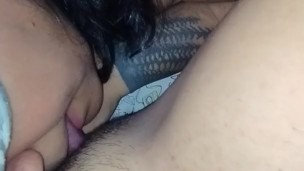 her tongue fucking my cunt like crazy