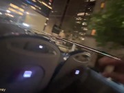 PUBLIC POV: RISKY BLOWJOB ON NYC TOUR BUS 4/16