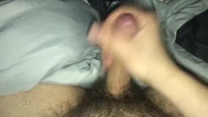 19 year old gay with small hairy Dick cums!