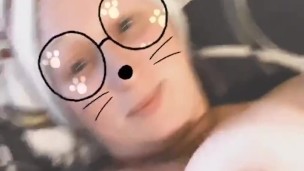 After shower titty bouncing