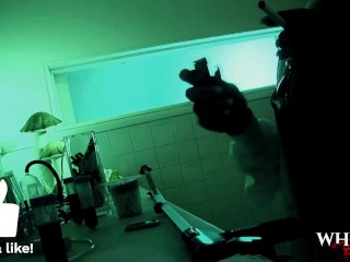 WHORNY FILMS Smoking Fetish Hardcore Fuck Threesome In Dungeon