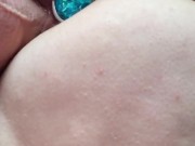 El inserts her Butt plug and fucks Gs big cock 2/16