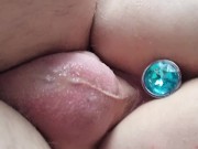 El inserts her Butt plug and fucks Gs big cock 5/16