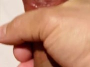 POV ~ Quick Masturbating My Dick and Cumming. 8/16