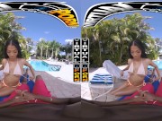 VIRTUALPORN - Petite Black Treat Eden West Taking Big Black Cock #POV 2/16