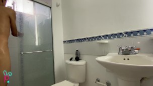 HOT MILK EXPLOSION, COLOMBIAN IN THE SHOWER