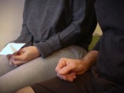 College work at a friend's house and a naughty game. Just like that she fell in love with blowjob! 1/16