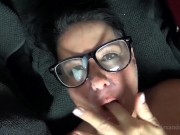 Perverted multi squirting cock shoots straight into my step-sister's fuck-mouth 14/16