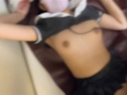 【メンズエステ裏講習】【主観映像】彼氏持ちの新人セラピストにコッソリ生挿入したら彼氏より気持ちいいから中出しOKもらえたｗｗｗ 16/16