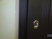 DEBT4k. Gal has no cash to pay the debt so collector has to fuck her 2/16