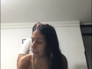 My stepdad fucks me doggy style. 2/16