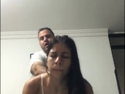 My stepdad fucks me doggy style. 6/16