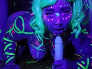 AfterGlow - Blacklight Twerking and Riding with Dahlia Dee 4/16