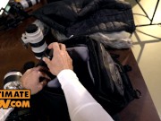 Pov - Brunette Sybil Gets Naked And Plays With You OPOV - Fuck photoshoot with your model girlfriend Sybiln Set 1/16