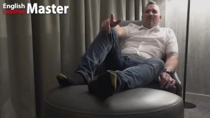 Foot worship JOI with black socks POV