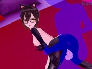Roboco-san and I have intense sex at a love hotel. - Hololive VTuber Hentai 13/16