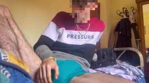 Rompiendo los calzoncillos y corriendome en el espejo 4K(con cara censurada)(sin censuraen OnlyFans)