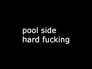 POOL SIDE FUCKING (audio roleplay) intense sexual story solo male dirty talk MALE MOANS AND GROANS