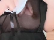 【透けてるエッチ服2】クリ/ローター/ディルドオナ気持ちいい オナニー 日本人 Japanese 4/16