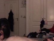 Hot wife sucks dick