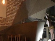 Busty Big Boobs Sexy Horny and Hot Housewife in a Miniskirt without underwear shows her tight and wet pussy with thick legs 6/16