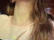 my naughty stepsister loves to make me horny and wake me up sitting hot until i cum inside her 3/16