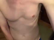 Playing with my bulge in new boxers 10/16