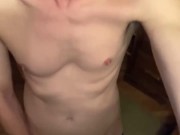 Playing with my bulge in new boxers 11/16