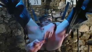 dildo sling leather