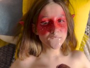 Hot elf girl visited me in my dreams and gave me a great blowjob than we fucked 4K 16/16