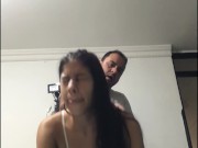 My stepdad fucks me doggy style. 15/16