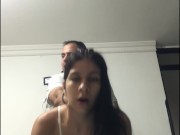 My stepdad fucks me doggy style. 4/16