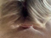 Passionate Blowjob🍆👄 by Wife👸🏼 . Cum💦 a Lot in Her Mouth👄 14/16