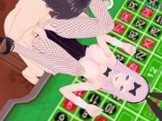 Chika Fujiwara and I have intense sex in the casino. - Kaguya-sama Love Is War Hentai 8/16