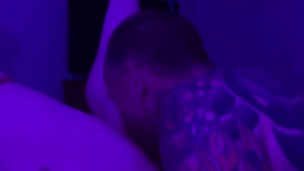 DADDY RIMS AND EATS HER PUSSY UNTIL SHE SQUIRTS