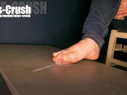 I crush his cock after orgasm even though he wants me to stop 13/16