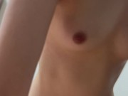 Let her masturbate and orgasm moment & Doggystyle creampie/JDに無理やりオナニーさせて中イキ＆最後はバックで中出し 13/16